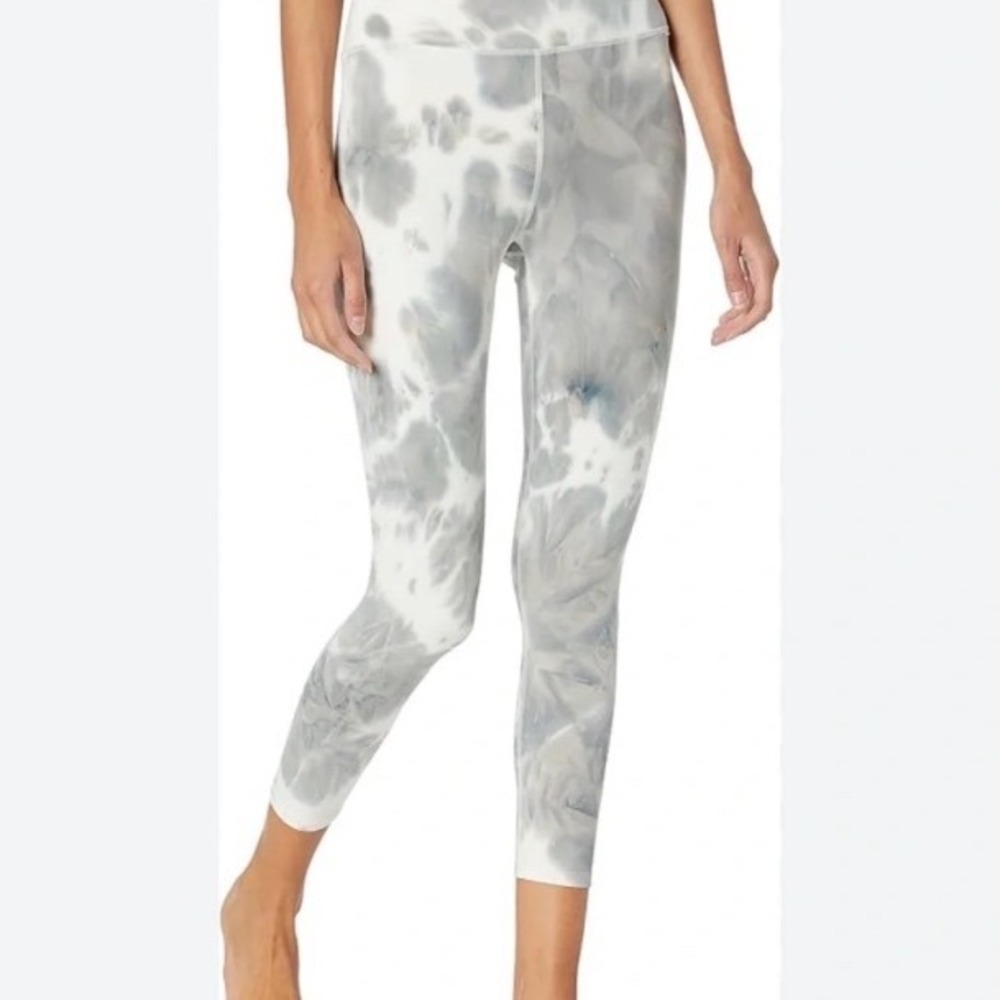 Sage Collective Leggings Womens Small Grey White Paint Splatter PreLoved